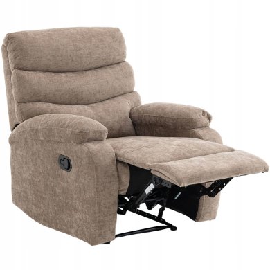 Кресло мягкое раскладное с реклайнером Kontrast VERA Светло-коричневый 5.01.84823 фото - 5