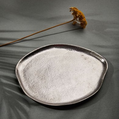 Декоративный поднос Homla GIRONA 24x21x1,5 см Серебристый - 5 Декоративный поднос Homla GIRONA 24x21x1,5 см Серебристый 234733 фото - 5