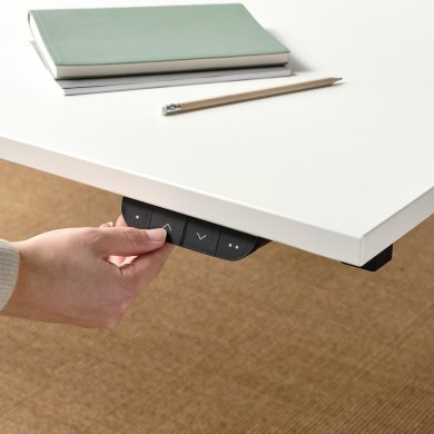 IKEA Письмовий стіл для роботи сидячи/стоячи MITTZON Білий (ИКЕА МИЦОН) 09526116 фото - 6