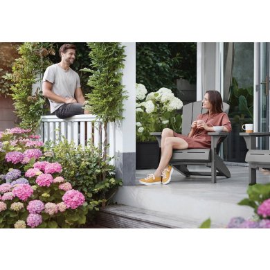 Садове крісло Keter TROY ADIRONDACK Сірий 253273 фото - 3