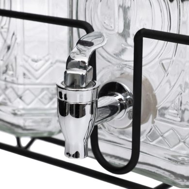 Набор диспенсеров на подставке Homla LOMI 2,3+2,3 л Прозрачный - 3 Набор диспенсеров на подставке Homla LOMI 2,3+2,3 л Прозрачный 229884 фото - 3