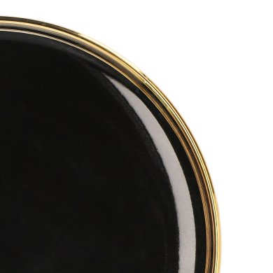 Тарелка десертная Homla SINNES 15 см | Черный / Золотой 162895 фото - 3