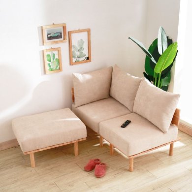 Кресло мягкое модульное Homla SERI 2 Бежевый 226245 фото - 6