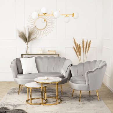 Диван Mebel Elit ZENDAYA Welur Серый ME.ZENDAYA/P/ZL/V/FW фото - 12