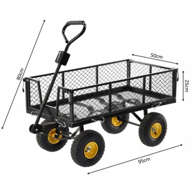 Садовая тележка Garden Line 120 л Черный - 7 Садовая тележка Garden Line 120 л Черный WOZ6858 фото - 7