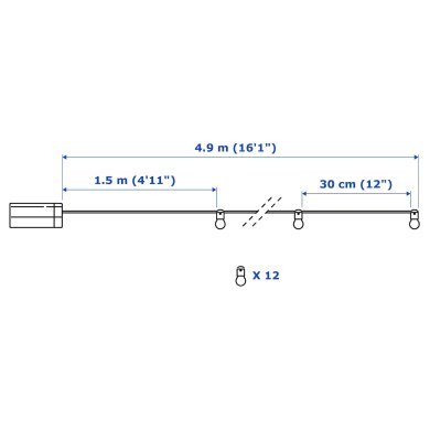 IKEA Гирлянда UTSUND (ИКЕА UTSUND) 00421133 фото - 13