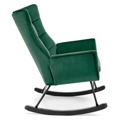 Крісло-гойдалка м'яке Halmar BAZALTO Темно-зелений V-CH-BAZALTO-FOT-C.ZIELONY фото - 3