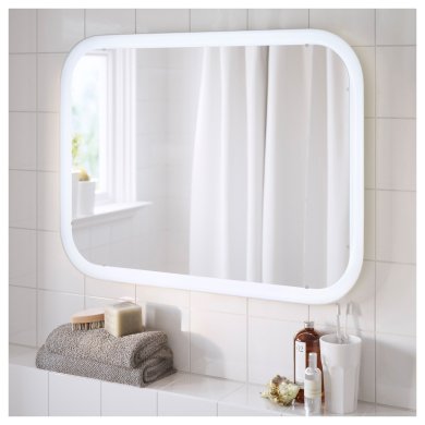 IKEA Дзеркало з підсвічуванням STORJORM (ИКЕА STORJORM) 70248125 фото - 2