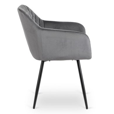 Обідній стілець Mebel Elit SHANE Welur 2 Сірий ME.SHANE/P/V/K фото - 3