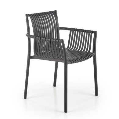 Садовий стілець K492 Чорний V-CH-K/492-KR-CZARNY фото - 4