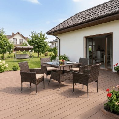 Комплект садових меблів Mebel Elit MORADO Коричневий ME.MORADO/BR/RT/OGR/ZES фото - 7