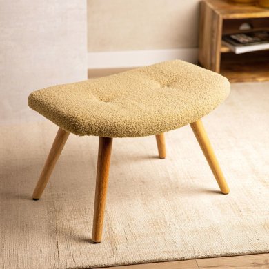 Подставка для ног Homla MOSS TEDDY BOUCLE Горчичный 230208 фото - 5