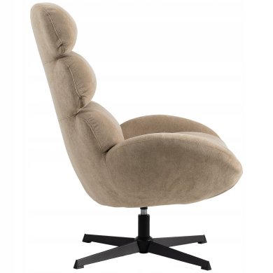 Кресло мягкое поворотное Kontrast AXEL Welur Бежевый 5.01.83987 фото - 2