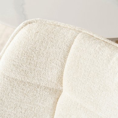 Обеденный стул поворотный Mebel Elit MIA Boucle Кремовый ME.MIA/KR/ZL/TB/K фото - 5