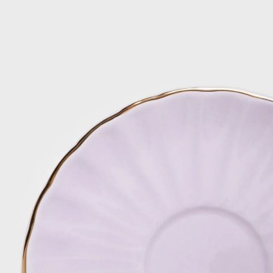 Чашка с блюдцем Homla MINA 200 мл Фиолетовый 238981 фото - 2