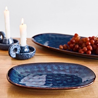 Сервировочное блюдо Homla CASPER 25х16x3,5 см Темно-синий - 5 Сервировочное блюдо Homla CASPER 25х16x3,5 см Темно-синий 222275 фото - 5