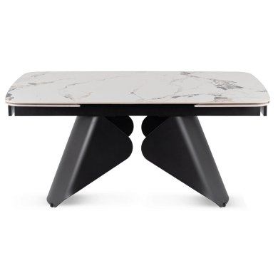 Раскладной обеденный стол Mebel Elit VERONA Marmur Белый ME.VERONA/B/CZ/CER/S160-220 фото - 3