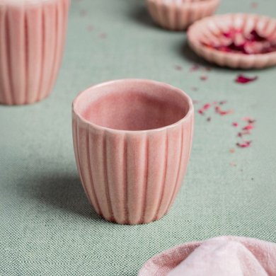 Кружка Homla MELIDA 200 мл Розовый 235886 фото - 4