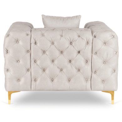 Крісло м'яке Mebel Elit SORRENTO 1S Welur Кремовий ME.SORRENTO1S/KR/V/FW фото - 5