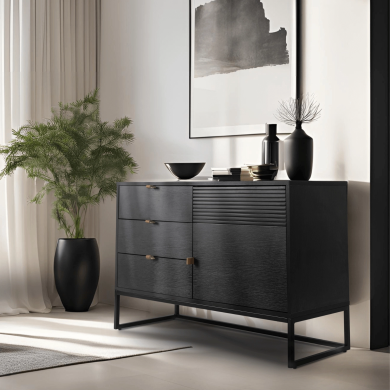 Комод Mebel Elit ISEO Чорний ME.ISEO/CZ/CZ/KOM фото - 4