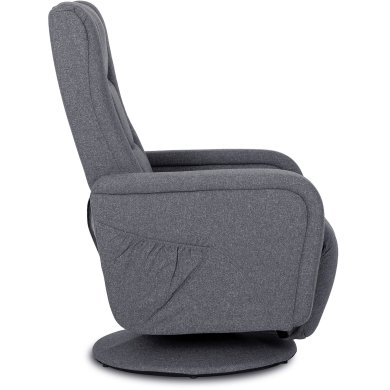 Крісло м'яке розкладне масажне з реклайнером Mebel Elit SPIKE 2 Темно-сірий ME.SPIKE2/CP/T/FW фото - 4