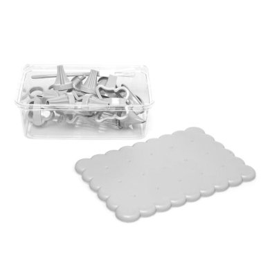 Кондитерский набор для украшения выпечки Chomik | Белый - 3 Кондитерский набор для украшения выпечки Chomik | Белый OKY1275/white фото - 3