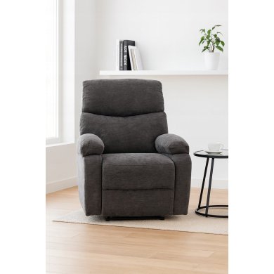 Кресло мягкое раскладное с реклайнером Kontrast ROSA Темно-серый 5.01.84854 фото - 9