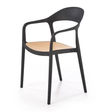 Садовый стул Halmar K530 Черный - 3 Садовый стул Halmar K530 Черный V-CH-K/530-KR-CZARNY фото - 3