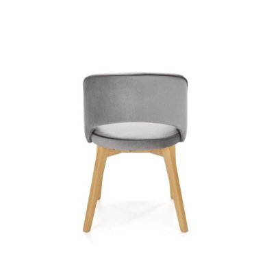 Обеденный стул Halmar Marino Monolith Светло-серый V-PL-N-MARINO-D.MIODOWY-MONOLITH85 фото - 4