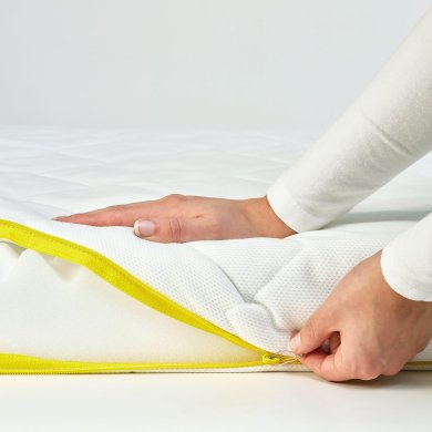 IKEA Беспружинный матрас для детской кровати UNDERLIG 70x160 см Белый (ИКЕА ПОДЗЕМНЫЙ) 60593758 фото - 2