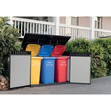 Садовый шкаф Keter PREMIER JUMBO 2020 л Серый 255854 фото - 4