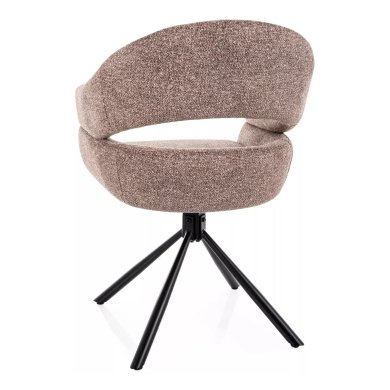Обідній стілець поворотний Signal BORGO Leo Темно-бежевий BORGOLECCBE фото - 3