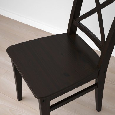IKEA Обідній стілець INGOLF Чорний (ИКЕА ИНГОЛЬФ) 60217822 фото - 20