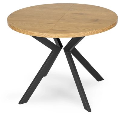 Розкладний обідній стіл Mebel Elit LUKAS Дуб золотий ME.LUKAS/DZ/CZ/S фото - 2