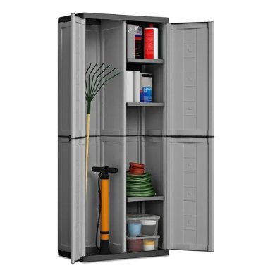 Садовый шкаф Keter/Kis ARMADIO PORTASCOPE JOLLY Серый - 4 Садовый шкаф Keter/Kis ARMADIO PORTASCOPE JOLLY Серый 241070 фото - 4