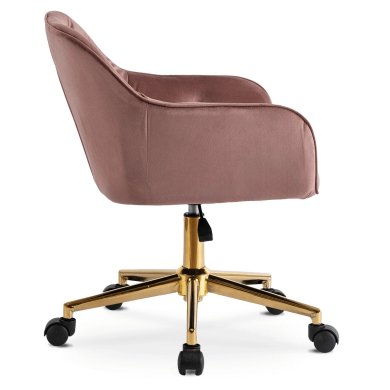 Офисное кресло Mebel Elit KONOR Welur Розовый ME.KONOR/R/ZL/V/FO фото - 3