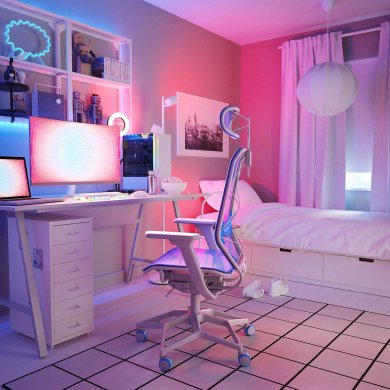 Геймерське крісло STYRSPEL Синій - 11 IKEA Геймерське крісло STYRSPEL Синій (ИКЕА СТИРСПЕЛЬ) 10506693 фото - 11