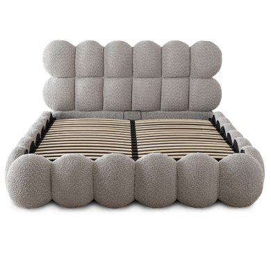 Ліжко Mebel Elit ANKARA Boucle 140x200 см Сірий ME.ANKARA/140/P/TB/LOZZPOJ фото - 6