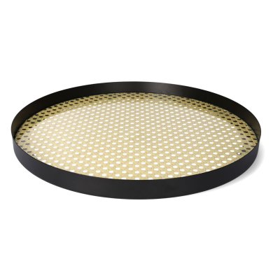 Поднос Homla RATTAN | Черный 208383