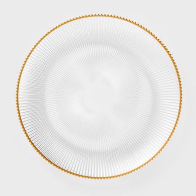Обідня тарілка Homla LYNN 28 см Прозорий 237103
