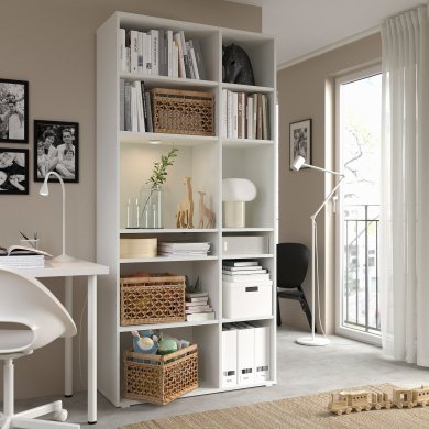 IKEA Стеллаж VIHALS Белый (ИКЕА ВИХАЛС) 70483274 фото - 10