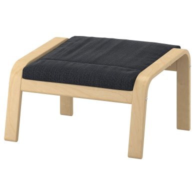 IKEA Подставка для ног POANG Антрацит (ИКЕА POÄNG) 59197863
