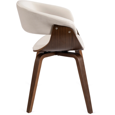 Обеденный стул Mebel Elit GARY Welur Бежевый - 3 Обеденный стул Mebel Elit GARY Welur Бежевый ME.GARY/BZ/O/V/DG/K фото - 3