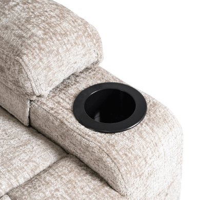 Кресло мягкое раскладное массажное с реклайнером Mebel Elit BOX Welur Бежевый ME.BOX/BZ/V/FW фото - 8