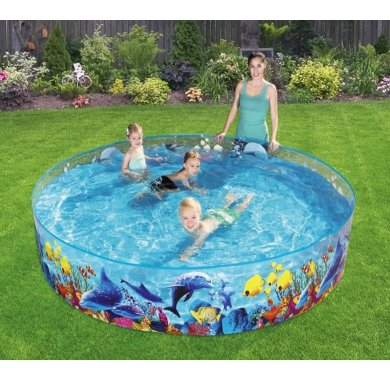 Детский каркасный бассейн Bestway 55031 244х46 см Принт BES55031 фото - 3