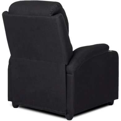 Кресло мягкое раскладное с реклайнером Mebel Elit Bobby Черный ME.BOBBY2/CZ/T/FW фото - 5