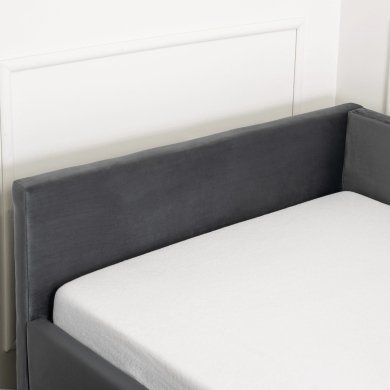 Ліжко Mebel Elit JONAS Welur 90x200 см Сірий - 7 Ліжко Mebel Elit JONAS Welur 90x200 см Сірий ME.JONAS/90/CP/V/LOZZPOJ фото - 7