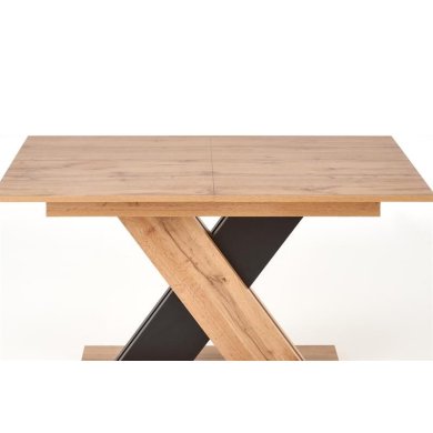 Раскладной обеденный стол Halmar XARELTO Дуб вотан - 4 Раскладной обеденный стол Halmar XARELTO Дуб вотан V-PL-XARELTO-ST-WOTAN/CZARNY фото - 4