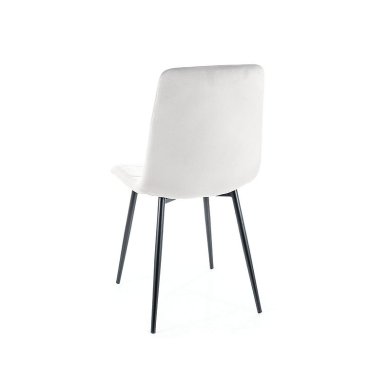 Обеденный стул Signal Mila Velvet Светло-серый MILAVCJSZ фото - 2