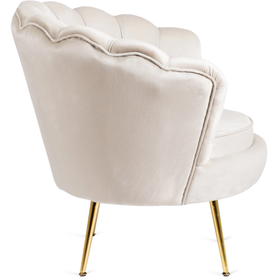 Кресло мягкое Mebel Elit ANGEL Кремовый ME.ANGEL/KR/V/FW фото - 3